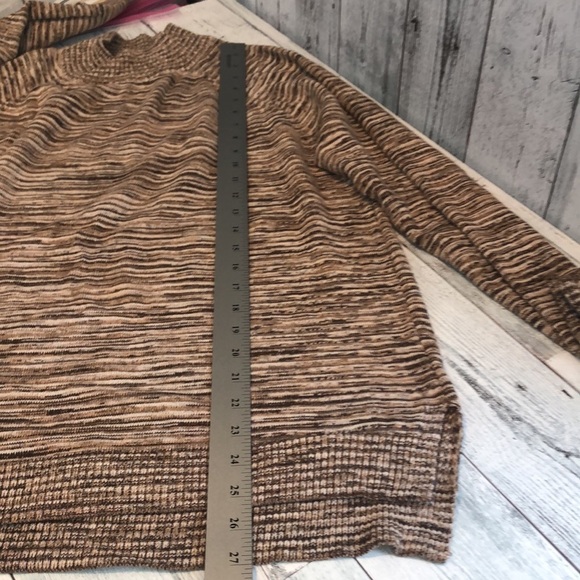 Eight Eight Eight Mock Turtleneck Pullover Sweater Large - Picture 8 of 9